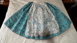 Falda y corpiño fallera con ahuecador