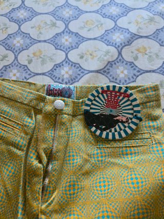 Pantalones de campana estampados