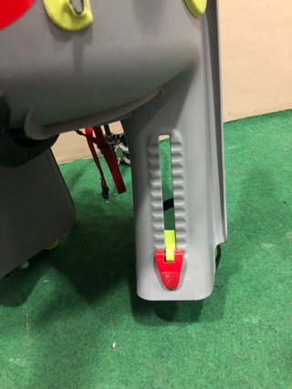 Silla Portabebés Bici Gris/Verde