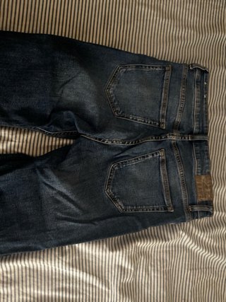 Pantalón vaquero campana Pull&Bear azul talla M