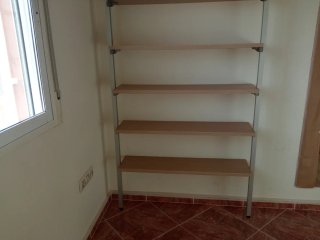 Estantería Metálica y Madera Beige