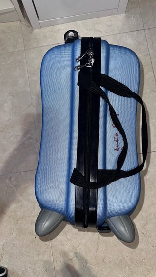 Maleta de viaje infantil azul