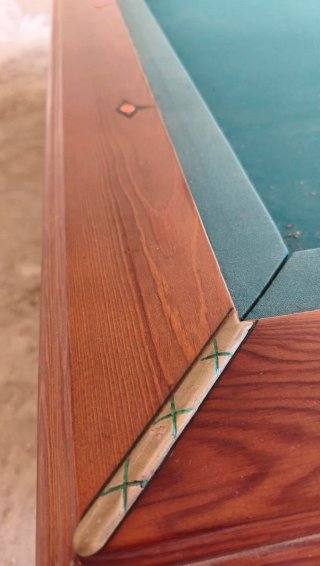 Mesa de billar artesanal 8 pies