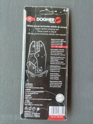 Alicate prensa terminales Dogher 220mm