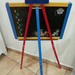 Pizarra Patrulla Canina de tiza y boli