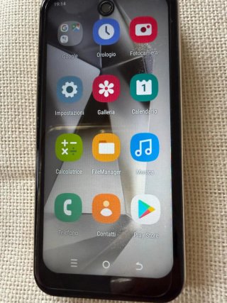 Mini Smartphone Android Negro/Dorado