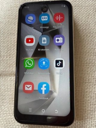 Mini Smartphone Android Negro/Dorado