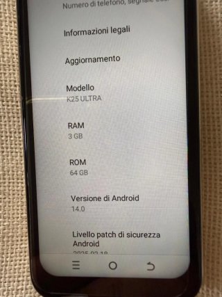 Mini Smartphone Android Negro/Dorado