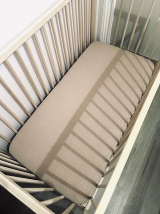 Cuna madera haya SNIGLAR IKEA + colchón