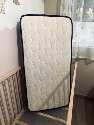 Cuna madera haya SNIGLAR IKEA + colchón
