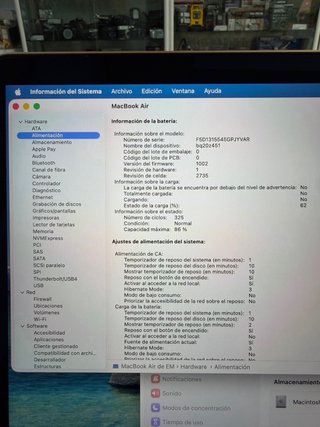 MacBook Air M1 2020 13” 8GB 256GB SSD