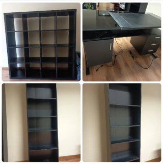 Muebles de oficina negros