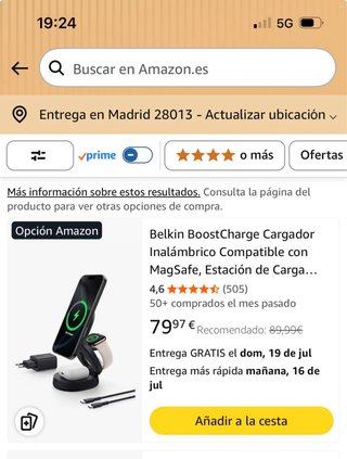 Cargador Belkin BoostCharge 3 en 1 Qi2 PRECINTADO
