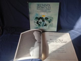 Beethoven Sinfonías 8 y 9 (2 LP) - Karajan