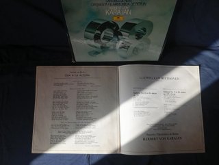 Beethoven Sinfonías 8 y 9 (2 LP) - Karajan