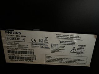 Televisión Philips modelo 32PFL5405H/12