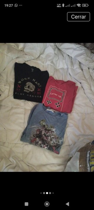 Lote Ropa Niño 12-14 Años Camisetas Pantalones