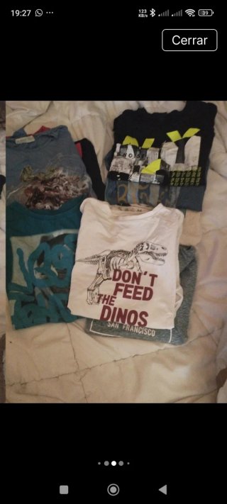 Lote Ropa Niño 12-14 Años Camisetas Pantalones