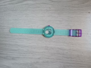 Flik Flak Reloj Analógico Glitter Purpura y Turque