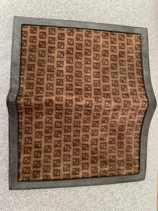 Cartera Fendi Vintage Caballero Marrón y Negro