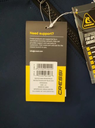 Neopreno para hombre, Cressi wahoo