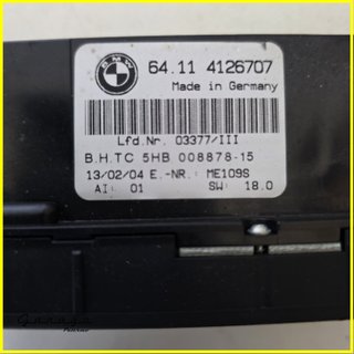 Comando Clima BMW SERIE 3 330 Cd E46 4° Seri 04/05