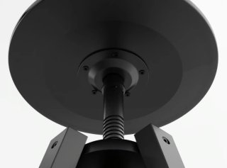 2 Taburetes Altos Ajustables Negro