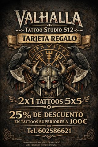 Tatuaje Valhalla Tattoo Studio 512