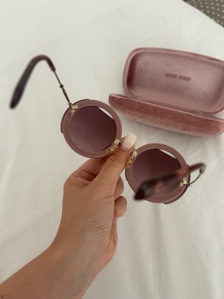 Estuche Gafas Miu Miu Rosa