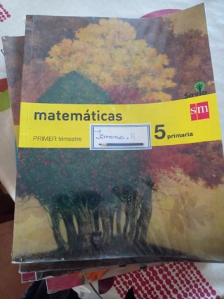 Matemáticas 5°primaria.Sm Savia.Pack 3.Trimestral