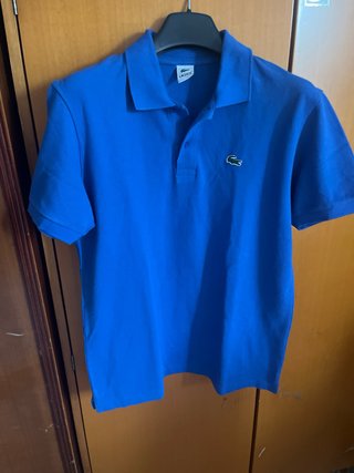 Polo Lacoste Blu Taglia M