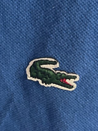 Polo Lacoste Blu Taglia M