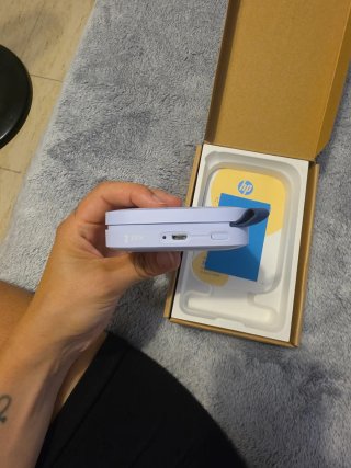 Mini impresora HP Sprocket azul