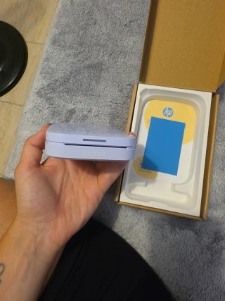 Mini impresora HP Sprocket azul