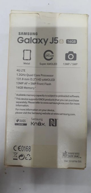 Samsung Galaxy J5 6 Negro + Batería