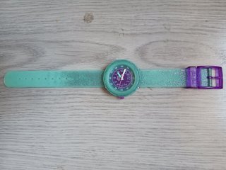 Flik Flak Orologi Analogici Viola e Turchese