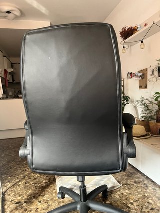 Sedia da ufficio Jysk nera e beige