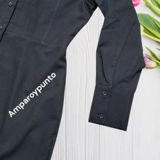 Vestido negro Mango