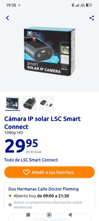 Cámara vigilancia solar