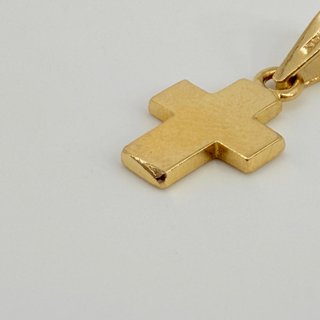 Colgante Cruz de oro de 18k, 0.93 g.