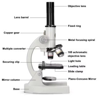 Microscopio óptico 64 mm