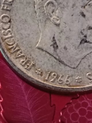 Moneda de Plata 100 Pesetas 1966 (*19-67)
