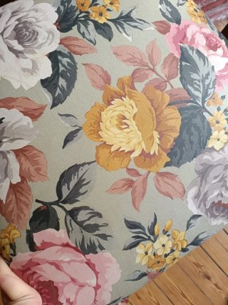 Juego de 2 sillas tapizadas florales