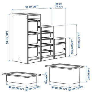 Mueble Almacenaje Trofast Blanco