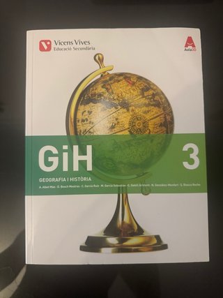 Libro Geografia i Història 3 ESO