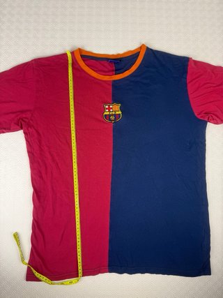 Camiseta FC Barcelona Mitad Azul y Rojo