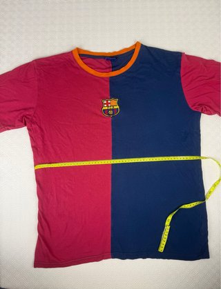 Camiseta FC Barcelona Mitad Azul y Rojo