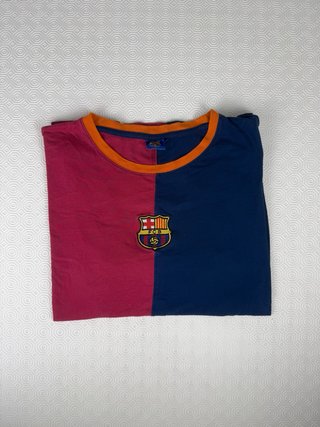 Camiseta FC Barcelona Mitad Azul y Rojo