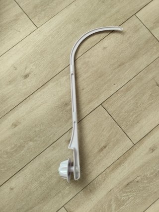 Brazo para móvil de cuna blanco