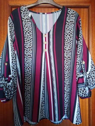 Blusón Talla L Multicolor